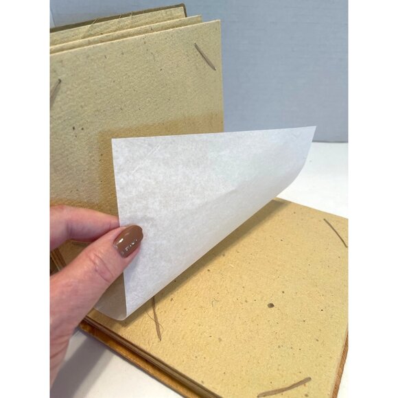 Indonesia Asia Natural Leaf Photo Picture Album Africa Zebra Rustic Handcrafted - Picture 5 of 11